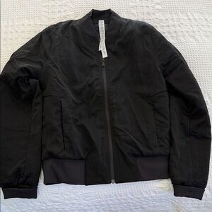 Woman's Lululemon Black Bomber Reversible Jacket